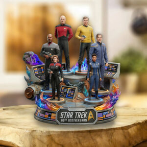 Star Trek 60th Anniversary 2026 Custom Shape Acrylic Plaque - TMTHU4817