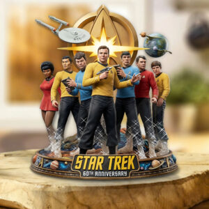 Star Trek 60th Anniversary 2026 Custom Shape Acrylic Plaque - TMTHU4878