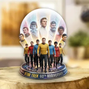Star Trek 60th Anniversary 2026 Custom Shape Acrylic Plaque - TMTHU4880