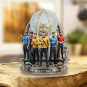 Star Trek 60th Anniversary 2026 Custom Shape Acrylic Plaque - TMTHU4939