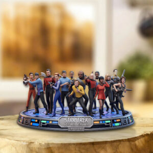 Star Trek 60th Anniversary 2026 Custom Shape Acrylic Plaque - TMTHU5067