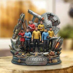 Star Trek 60th Anniversary 2026 Custom Shape Acrylic Plaque - TMTHU5117