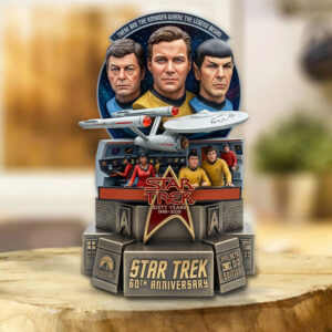 Star Trek 60th Anniversary 2026 Custom Shape Acrylic Plaque - TMTHU5199