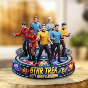 Star Trek 60th Anniversary 2026 Custom Shape Acrylic Plaque - TMTHU5211
