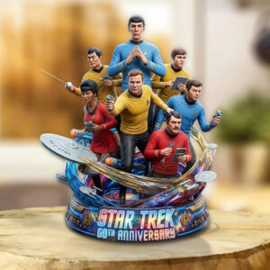 Star Trek 60th Anniversary 2026 Custom Shape Acrylic Plaque - TMTHU5213