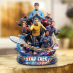 Star Trek 60th Anniversary 2026 Custom Shape Acrylic Plaque – TMTHU5313
