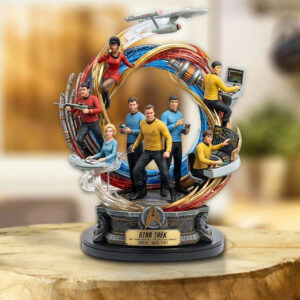 Star Trek 60th Anniversary 2026 Custom Shape Acrylic Plaque - TMTHU5403