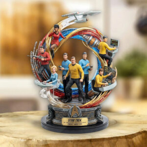 Star Trek 60th Anniversary 2026 Custom Shape Acrylic Plaque - TMTHU5406