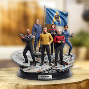 Star Trek 60th Anniversary 2026 Custom Shape Acrylic Plaque - TMTHU5407
