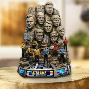 Star Trek 60th Anniversary 2026 Custom Shape Acrylic Plaque - TMTHU5413