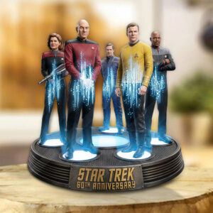 Star Trek 60th Anniversary 2026 Custom Shape Acrylic Plaque - TMTHU5446