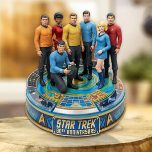 Star Trek 60th Anniversary 2026 Custom Shape Acrylic Plaque - TMTHU5477