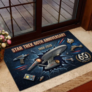 Star Trek 60th Anniversary 2026 Custom Doormat - TMTHU5415