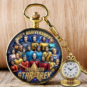 Star Trek 60th Anniversary 2026 Pocket Watch - TMTHU4787