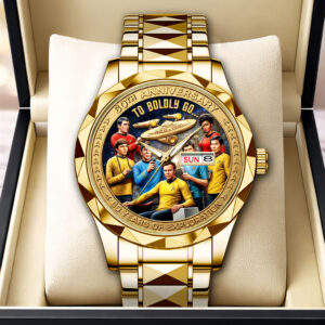 Star Trek 60th Anniversary Alloy Luxury Quartz Watch - HOATT17523