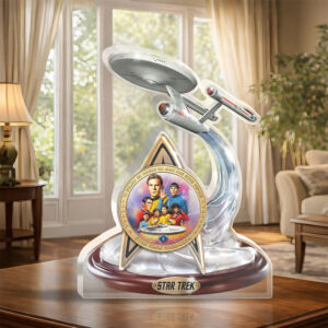 Star Trek 60th Anniversary Custom Shape Acrylic Plaque - HOATT17272