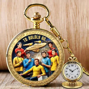 Star Trek 60th Anniversary Pocket Watch - HOATT17518