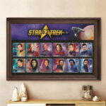 Star Trek 60th Anniversary Canvas With Inner Frame – TMTHU5203