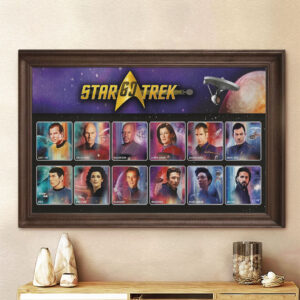 Star Trek 60th Anniversary Canvas With Inner Frame - TMTHU5203