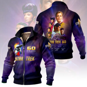 Star Trek 60th Anniversary Thick Knit Fleece Jacket - HOATT17662