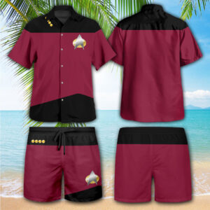 Star Trek: The Next Generation 3D Hawaiian Apparel - HOATT17069
