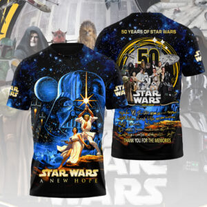 Star Wars 50th Anniversary 2027 3D Apparel - TMTHU4750