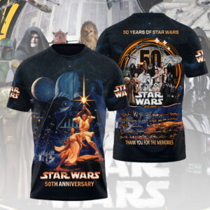 Star Wars 50th Anniversary 2027 3D Apparel - TMTHU5272