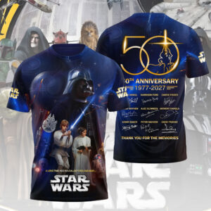 Star Wars 50th Anniversary 2027 3D Apparel - TMTHU5352