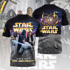 Star Wars 50th Anniversary 2027 3D Apparel - TMTHU5455