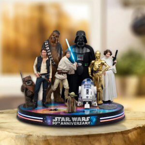Star Wars 50th Anniversary 2027 Custom Shape Acrylic Plaque - TMTHU5260