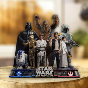 Star Wars 50th Anniversary 2027 Custom Shape Acrylic Plaque - TMTHU5323