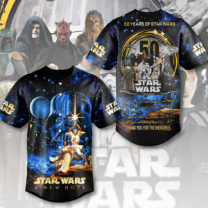 Star Wars 50th Anniversary 2027 Baseball Jersey - TMTHU4854