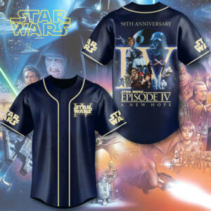 Star Wars 50th Anniversary 2027 Baseball Jersey - TMTHU5317