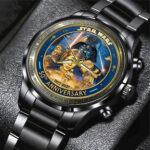 Star Wars 50th Anniversary 2027 Black Stainless Steel Watch – TMTHU5394