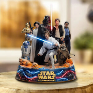 Star Wars 50th Anniversary 2027 Custom Shape Acrylic Plaque - TMTHU5372