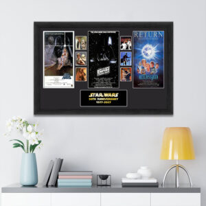 Star Wars 50th Anniversary 2027 Rectangle Canvas With Inner Frame - TMTHU5143