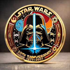 Star Wars 50th Anniversary Commemorative Coin - TMTHU5297