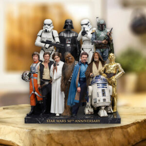 Star Wars 50th Anniversary Custom Shape Acrylic Plaque - TMTHU4767