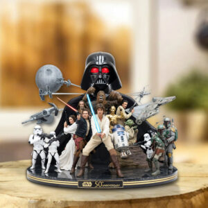 Star Wars 50th Anniversary Custom Shape Acrylic Plaque - TMTHU4905
