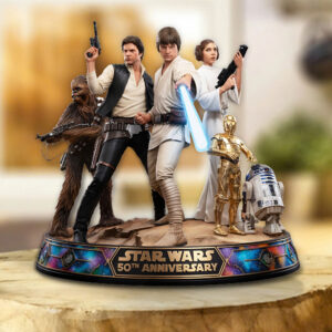 Star Wars 50th Anniversary Custom Shape Acrylic Plaque - TMTHU5070