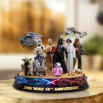 Star Wars 50th Anniversary Custom Shape Acrylic Plaque – TMTHU5373