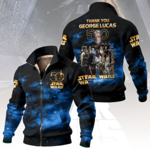 Star Wars 50th Anniversary Thick Knit Fleece Jacket - HOATT17492