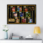 Star Wars Rectangle Canvas With Inner Frame – HOATT17144