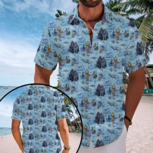 Star Wars Short Sleeve Button-Down Shirt – TMTHU5338