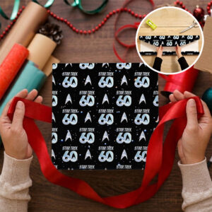 Star Trek 60th Anniversary Custom Wrapping Paper - GNE5823