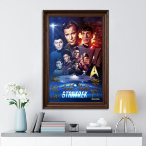 Star Trek 60th Anniversary Rectangle Canvas With Inner Frame - TMTHU5475