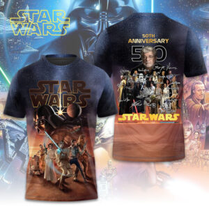 Star Wars 50th Anniversary 3D Apparel - TMTHU4519