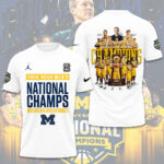 Michigan Wolverines 2026 NCAA Men’s Basketball National Champs 3D Apparel – TMTHU4955