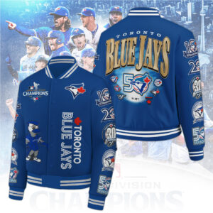 Toronto Blue Jays 50th Anniversary Varsity Jacket - TANTN22071