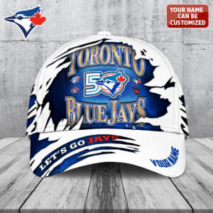 Personalized Toronto Blue Jays 50th Anniversary Classic Cap - TANTN22082